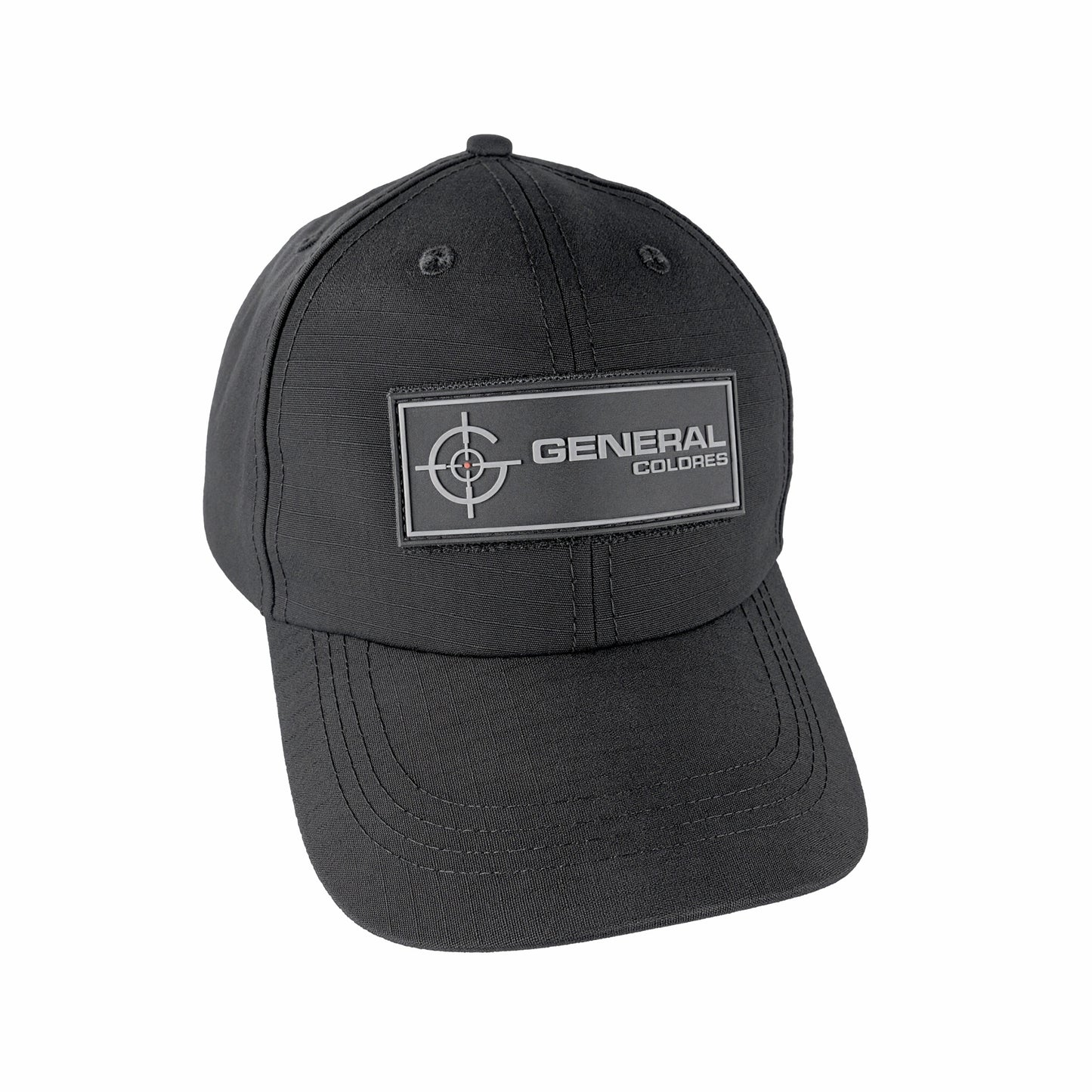 Boné Preto Em Rip Stop General Coldres