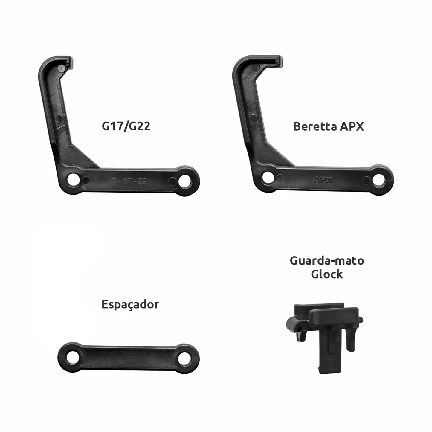 Coldre Black Ops Mid-Ride Bélica