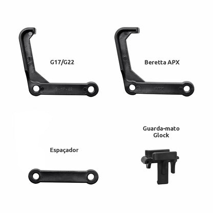 Coldre Black Ops Mid-Ride Bélica