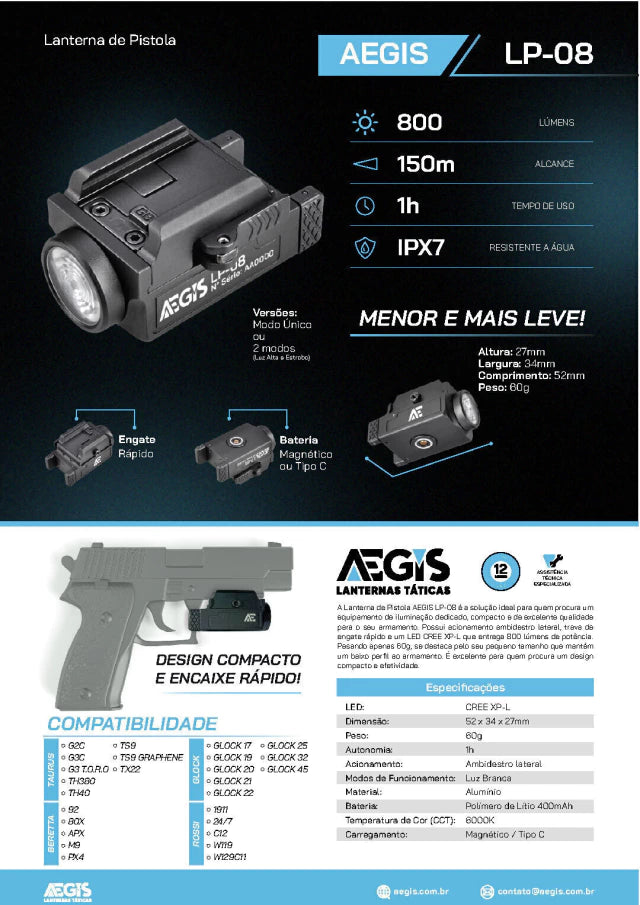 Lanterna LP-08 Aegis