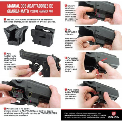 Coldre Hammer PRO Bélica - Coxa